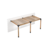 Klasik Pergola Braket Seti Her Boyutlu Duvardan İki Bölümlü Ahşap Kiriş Gölgelikli 14 x 14 cm Kesitli Ahşaplar için