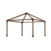 9x9 Ahşap Kirişler İçin 30 Derece Çatılı Tek Bölümlü Pergola Braket Seti