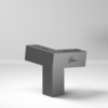 Triflex 7 Derece Açılı Pergola Uzun Sol Ayak Kiriş Bağlantı Braketi <br> 9 x 9 cm Kesitli Ahşap Kirişler İçin
